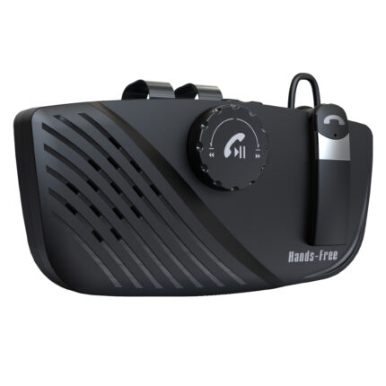 SP16  2-in-1 Bluetooth 5.0 Car Kit with Dual Mode Speaker & Independent Earbud - 20hr Battery, Noise Cancellation, Universal Fit
